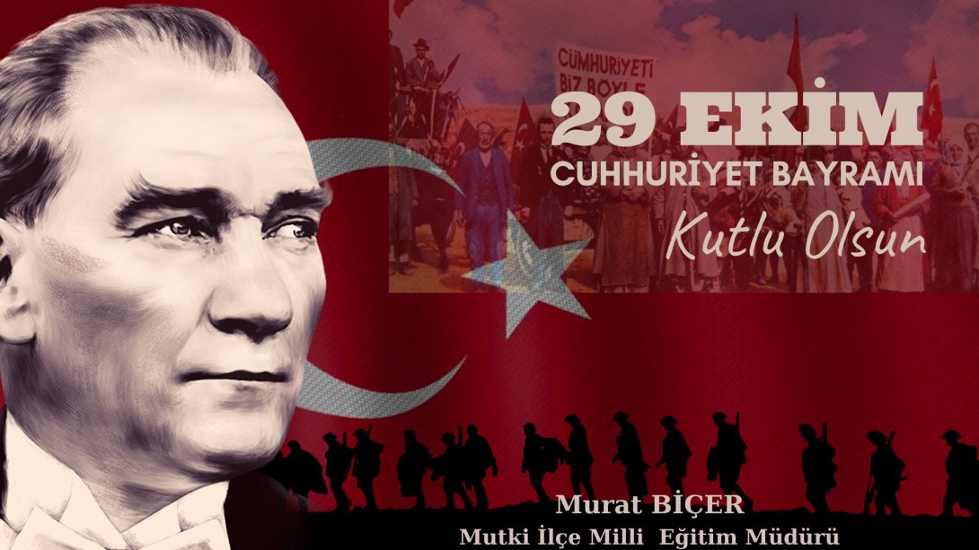 MÜDÜRÜMÜZ MURAT BİÇER'İN 29 EKİM CUMHURİYET BAYRAMI MESAJI